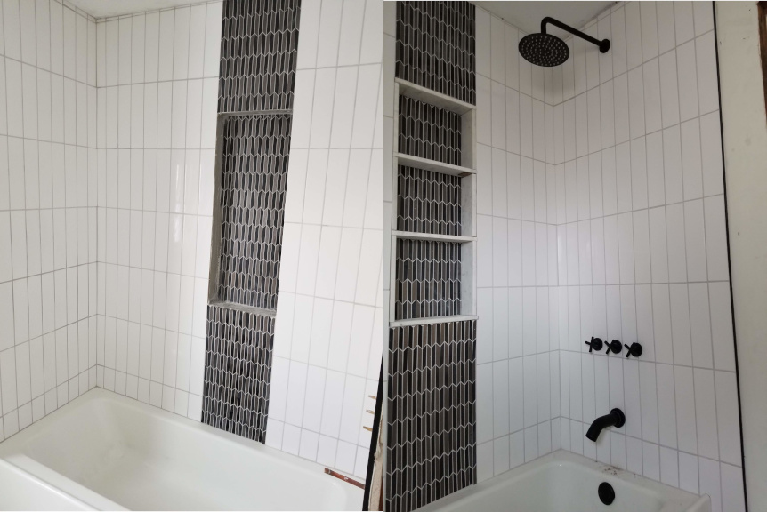 Finished Columbus bathroom renovation